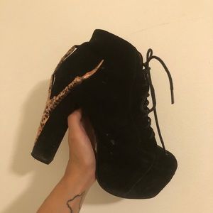 Jeffrey Campbell Platform Heel with Gold Claw